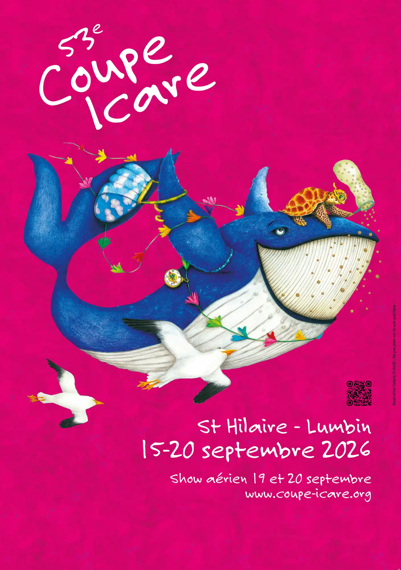 Affiche officielle de la Coupe Icare 2026 à Saint-Hilaire-du-Touvet
